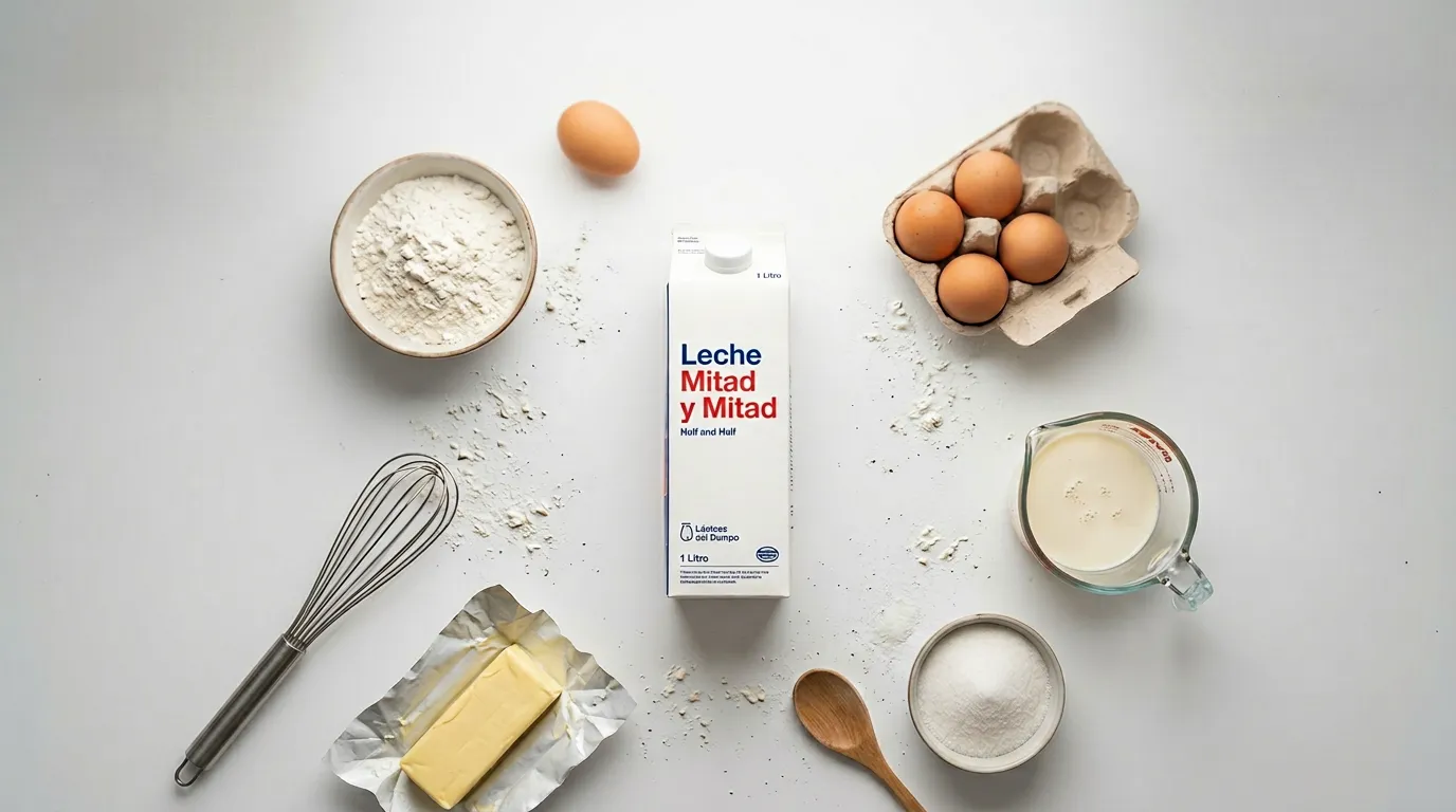 Leche Mitad y Mitad
