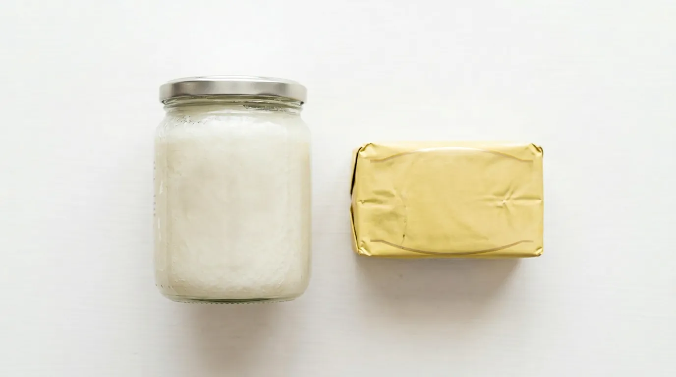 Aceite de Coco → Mantequilla sin Sal