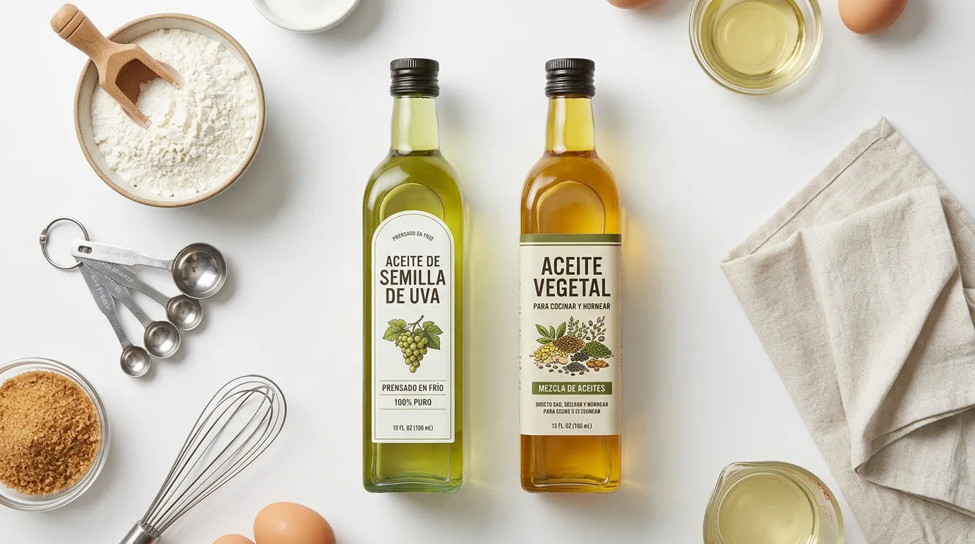 Aceite de Semilla de Uva → Aceite Vegetal