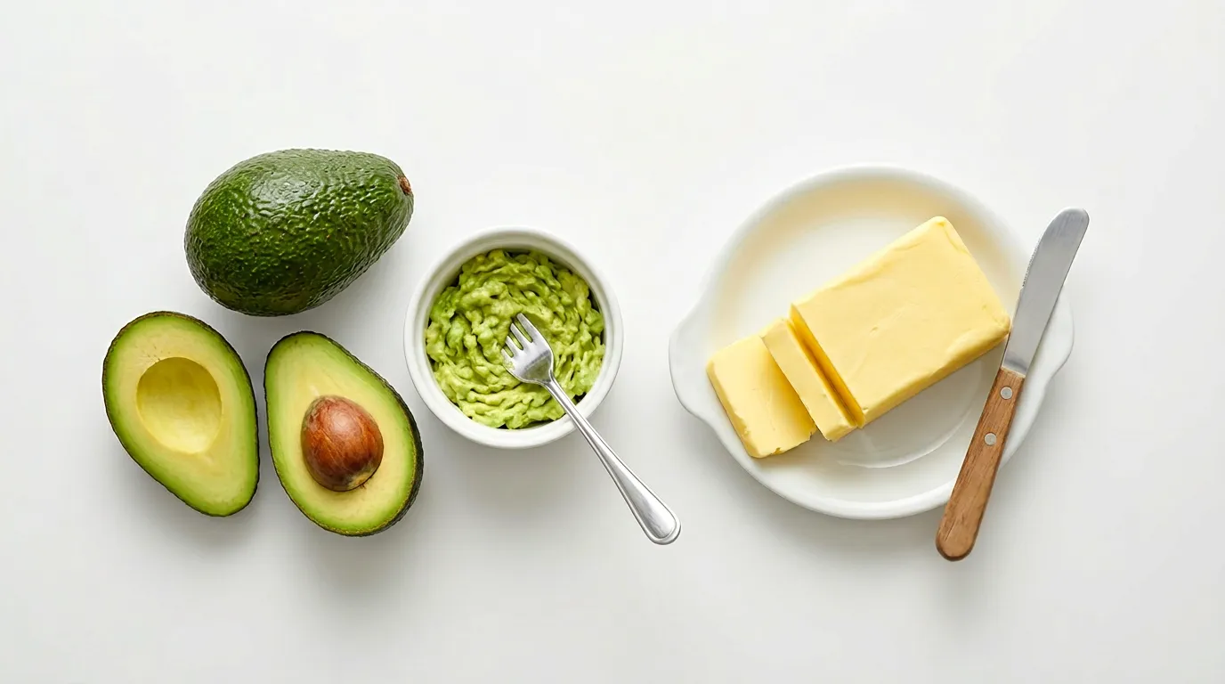 Aguacate → Mantequilla sin Sal