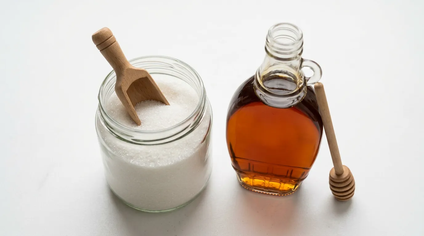 Azúcar Blanco → Sirope de Arce