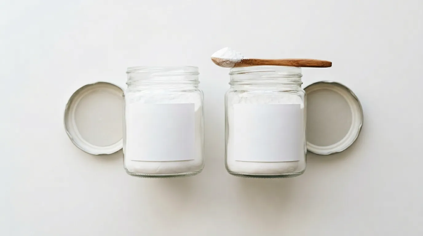 Bicarbonato de Sodio → Polvo de Hornear