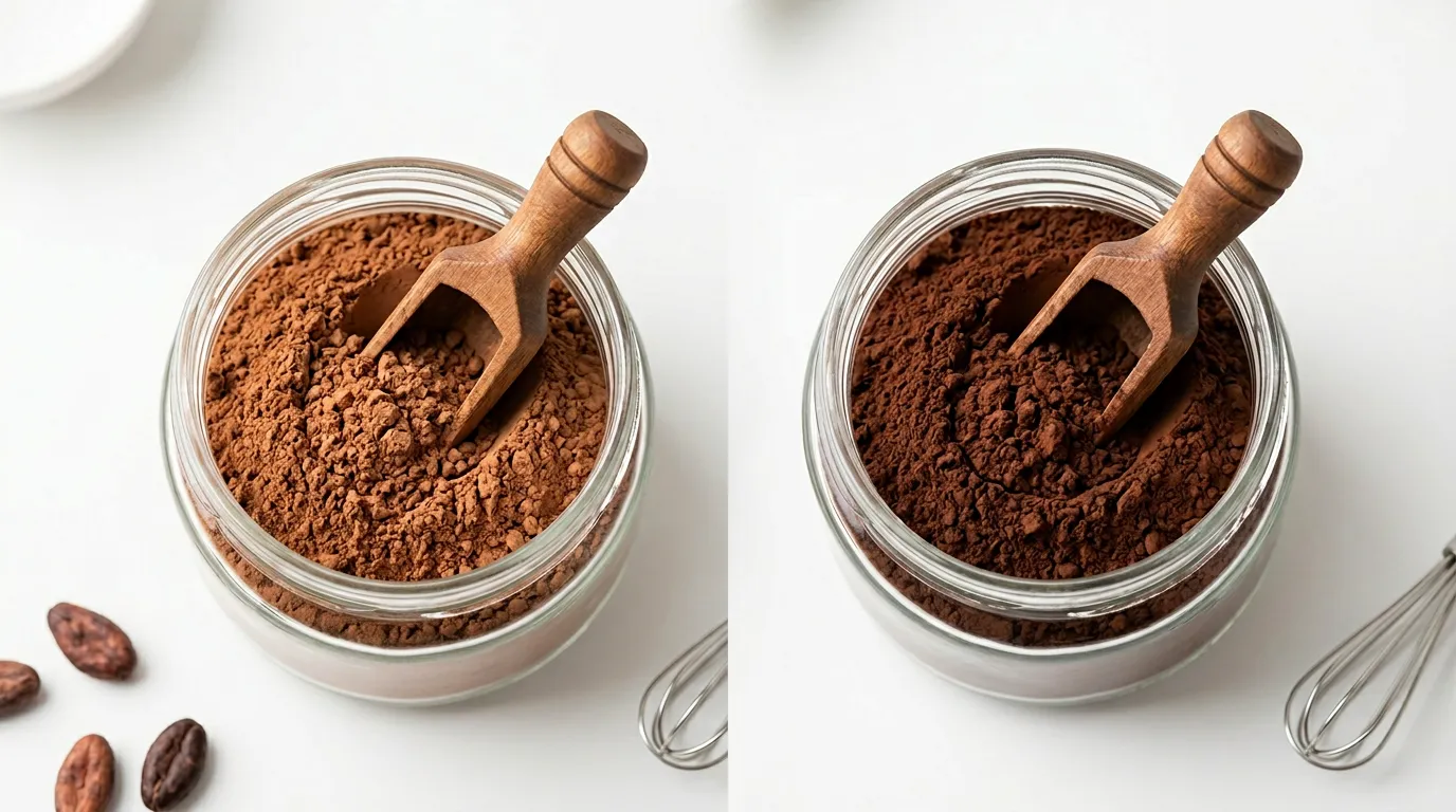 Cacao en Polvo sin Azúcar → Cacao Alcalinizado