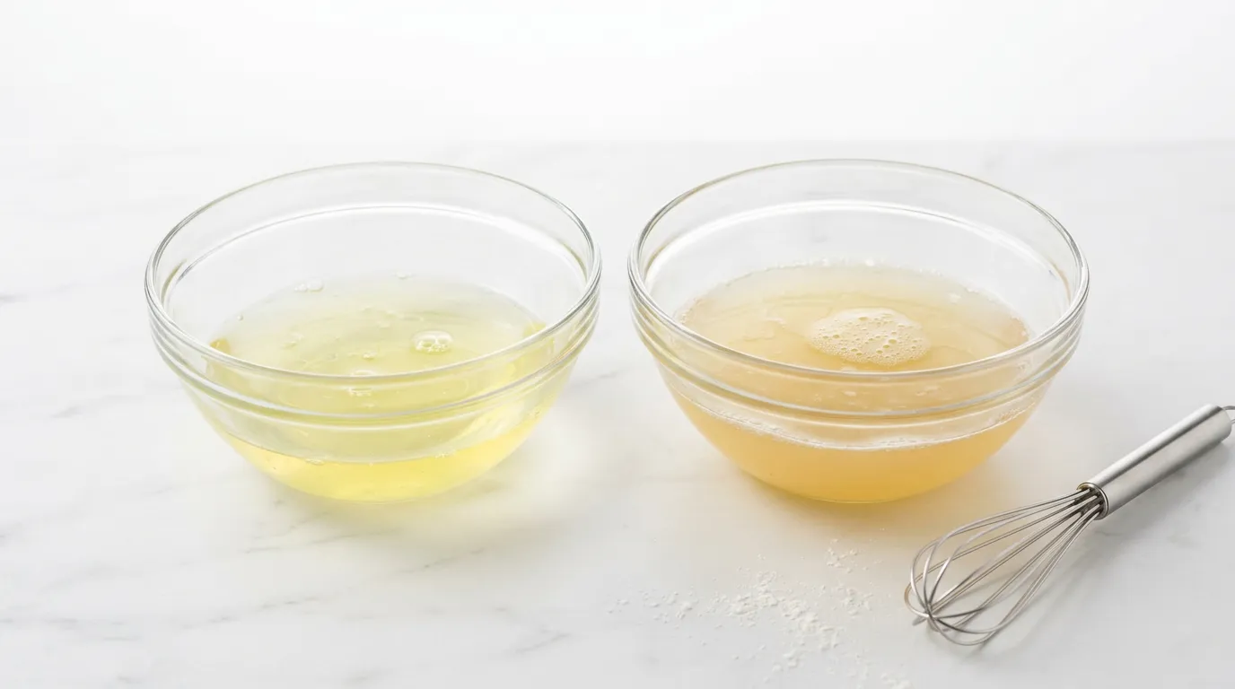 Claras de Huevo → Aquafaba