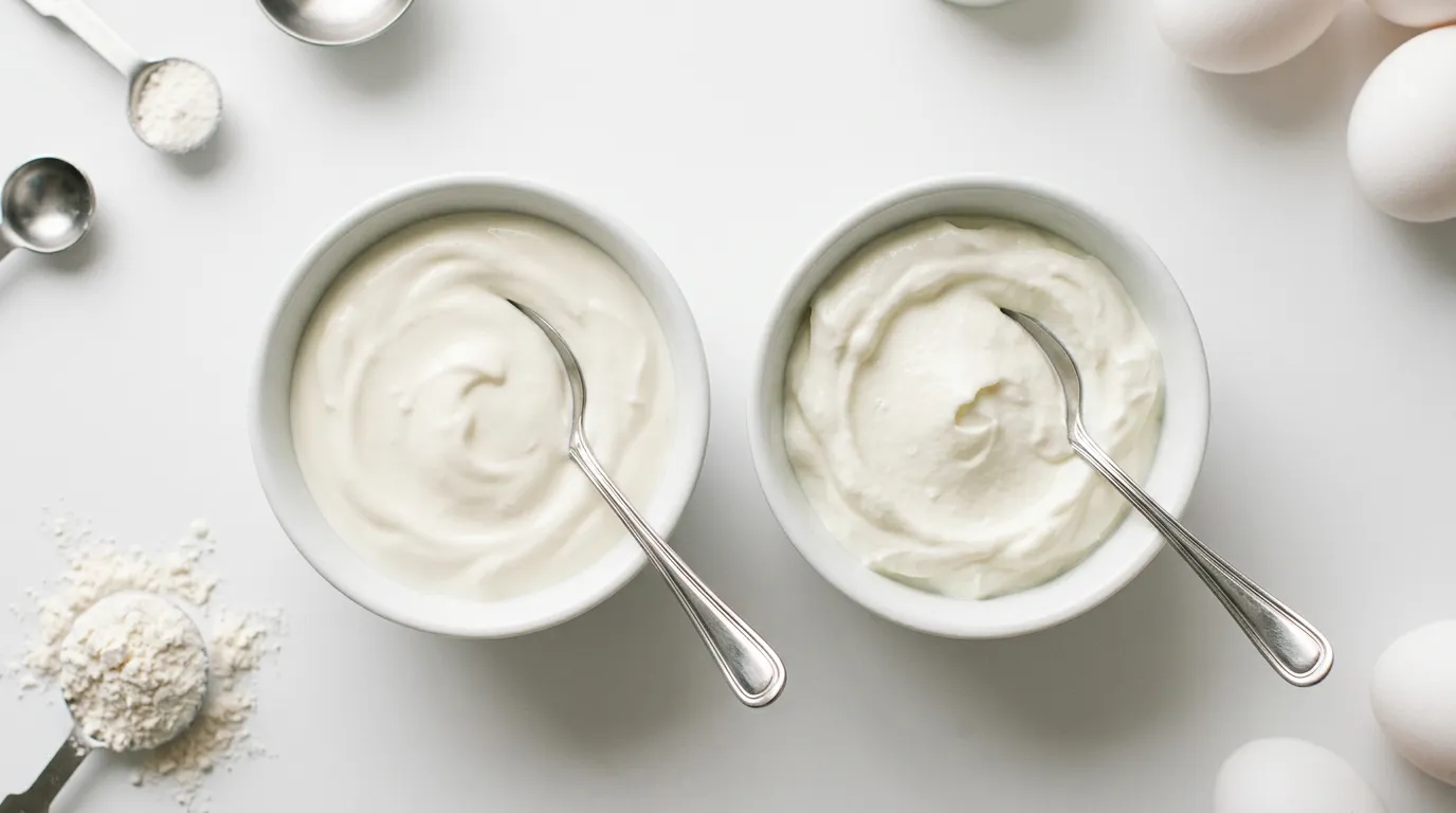 Crema Agria → Yogur Griego