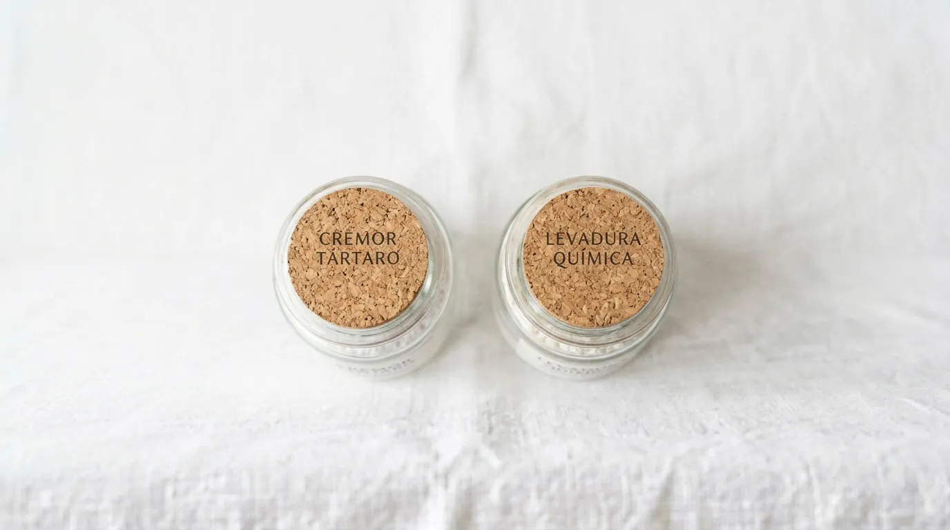 Cremor Tártaro → Levadura Química