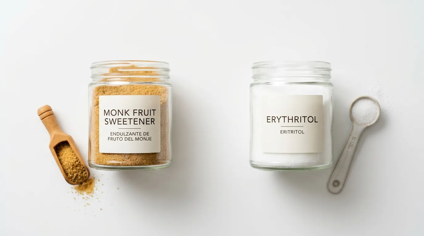 Endulzante de Fruto del Monje → Eritritol