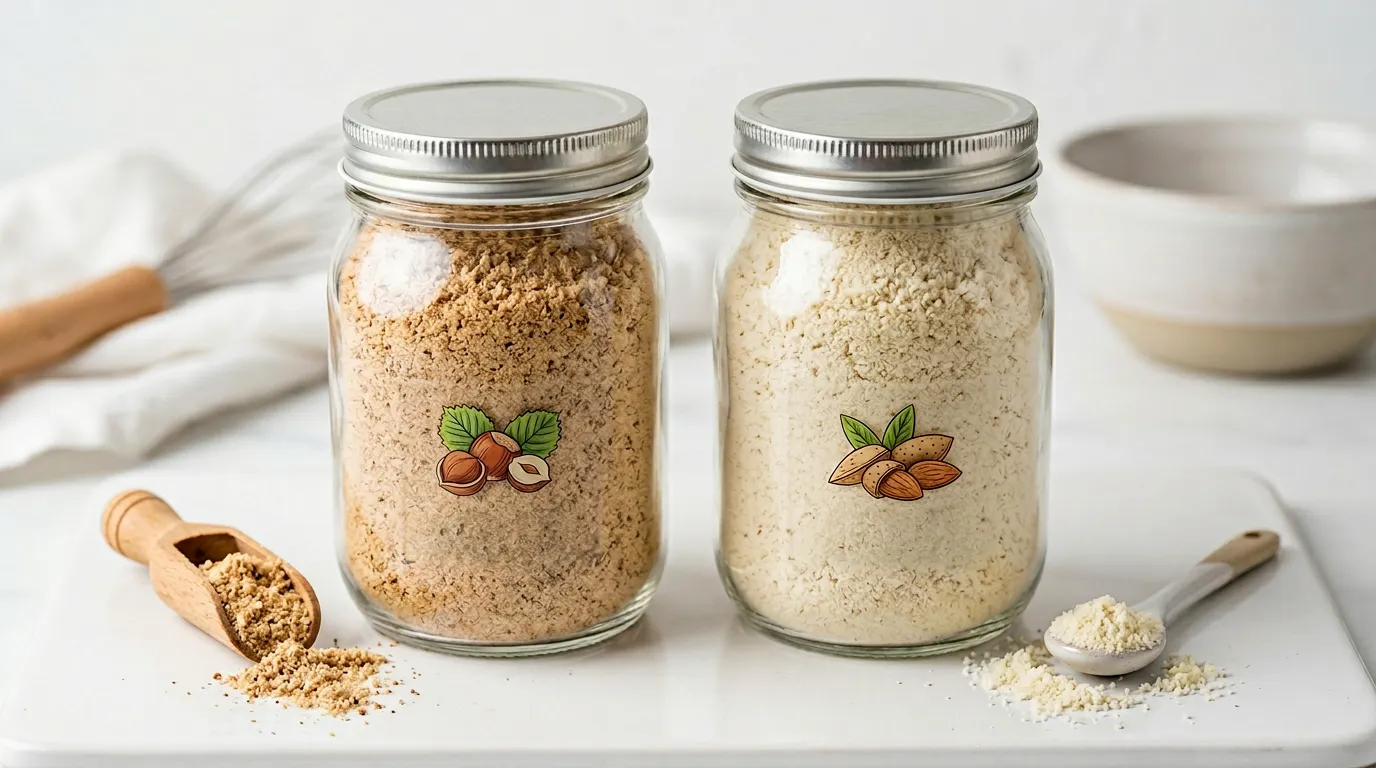 Harina de Avellana → Harina de Almendra