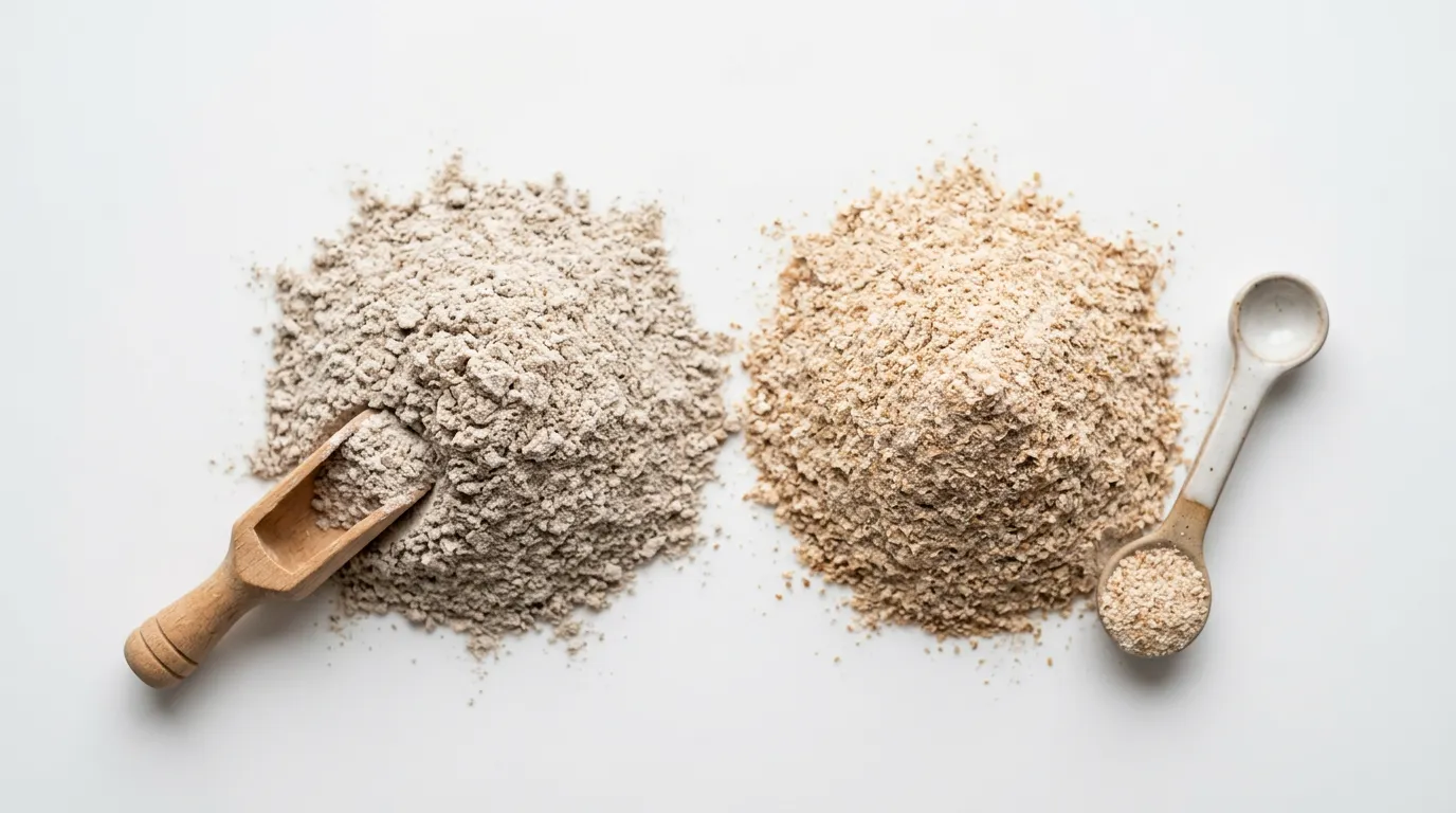 Harina de Centeno → Harina Integral de Trigo