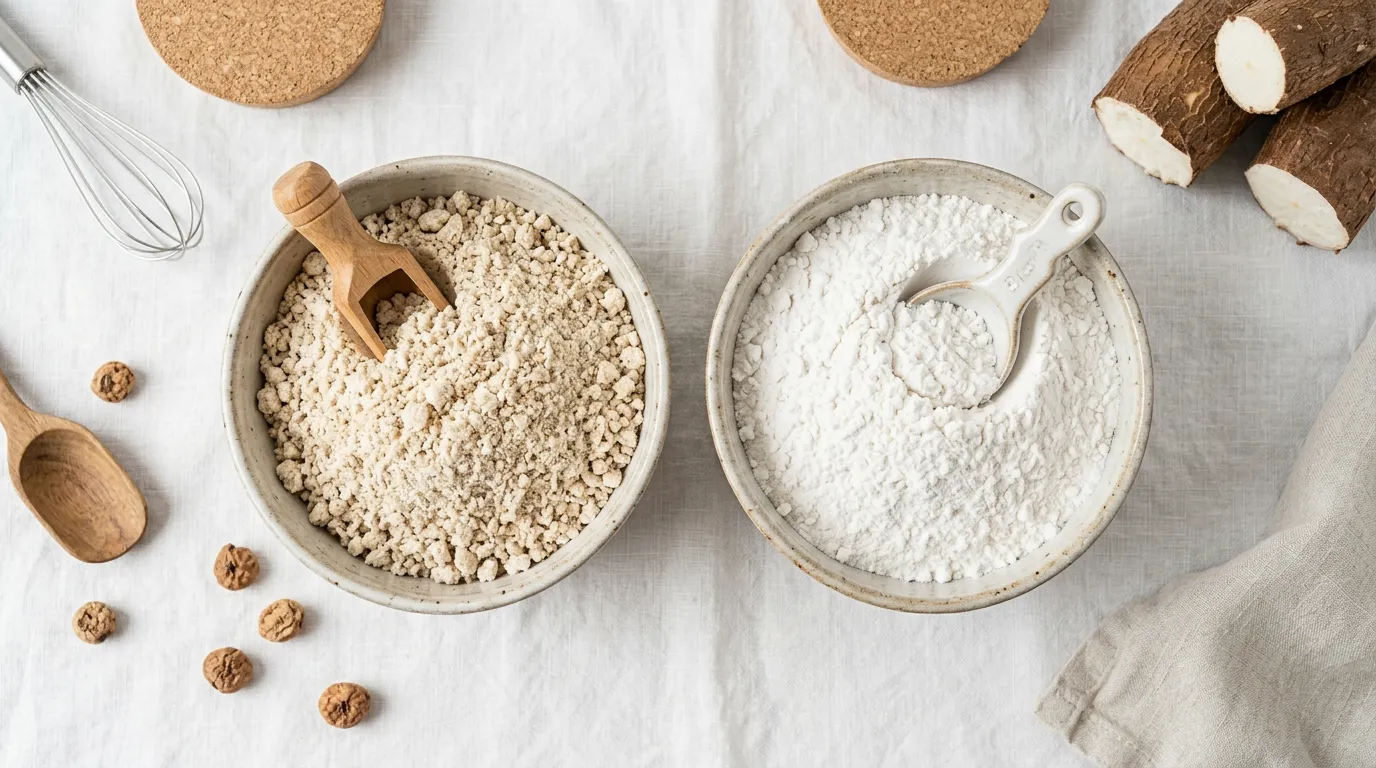 Harina de Chufa → Harina de Yuca