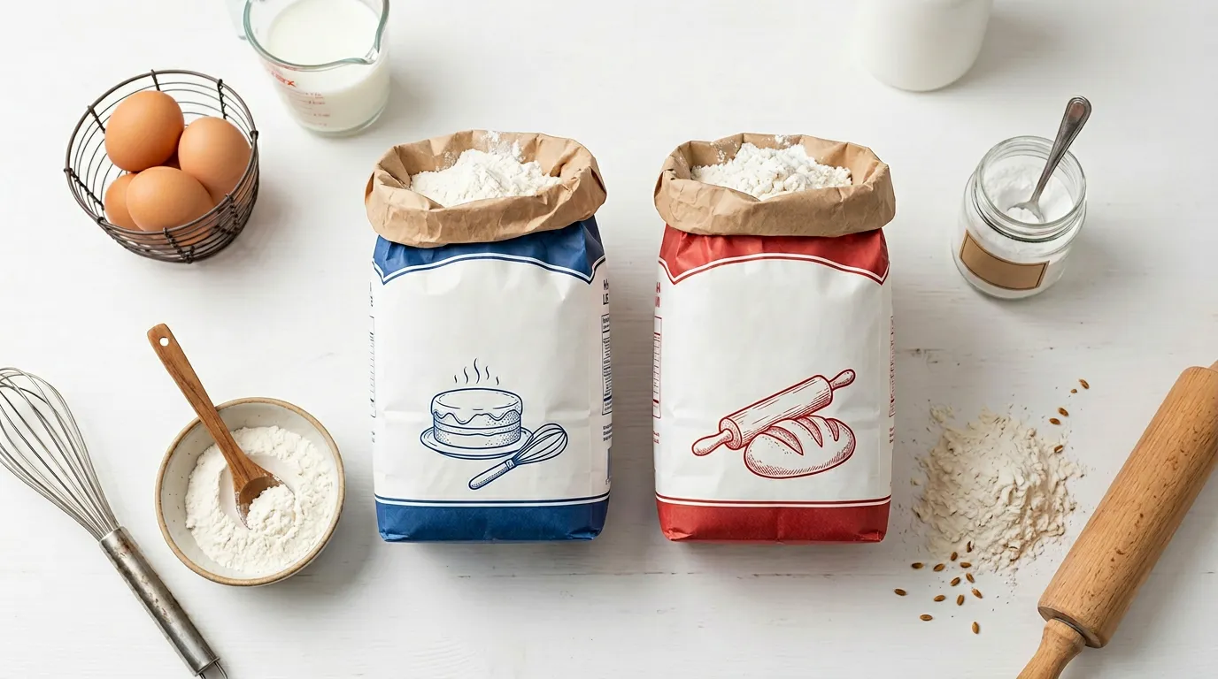 Harina Leudante → Harina Común