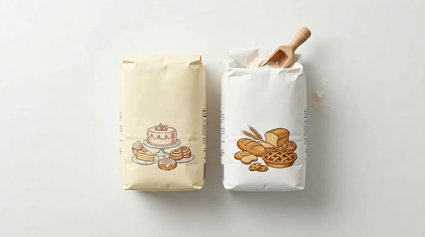 Harina de Repostería → Harina de Trigo y Maicena