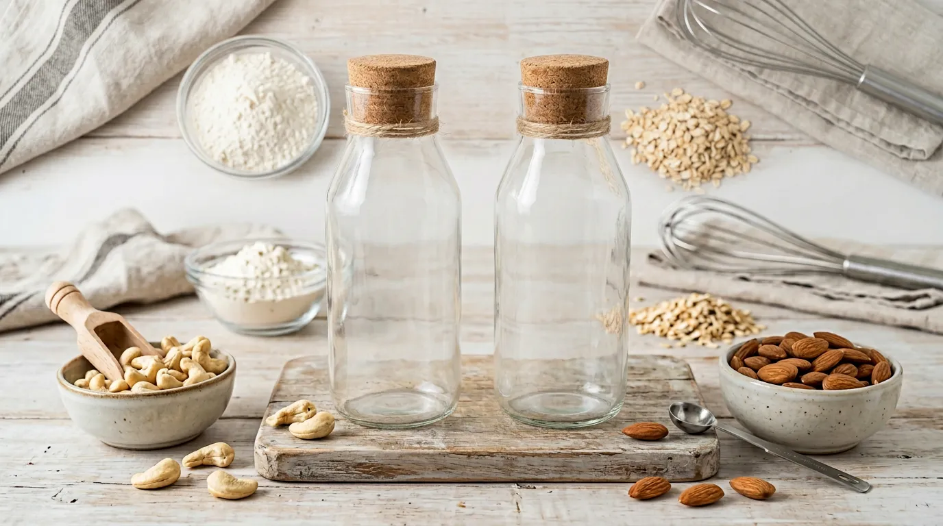 Leche de Anacardo → Leche de Almendra