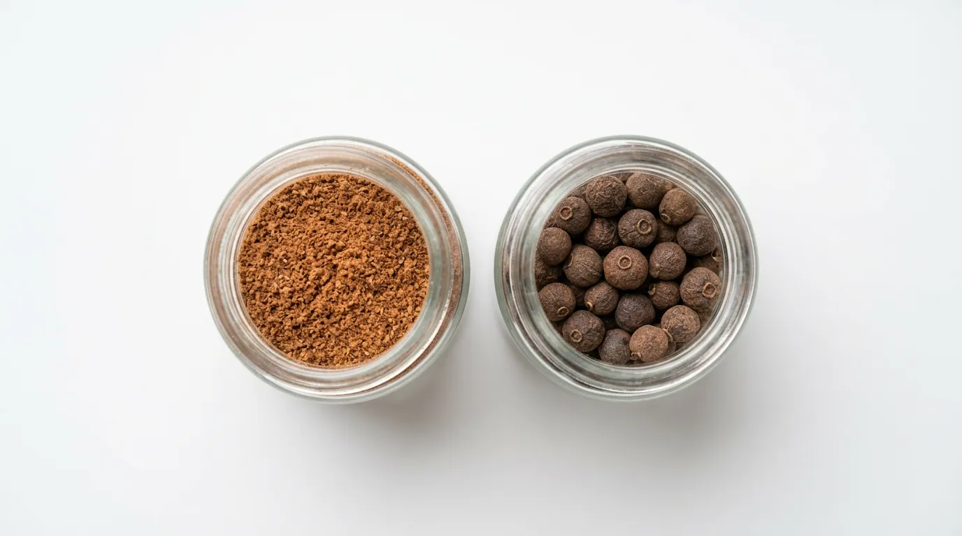 Nuez Moscada Molida → Pimienta de Jamaica