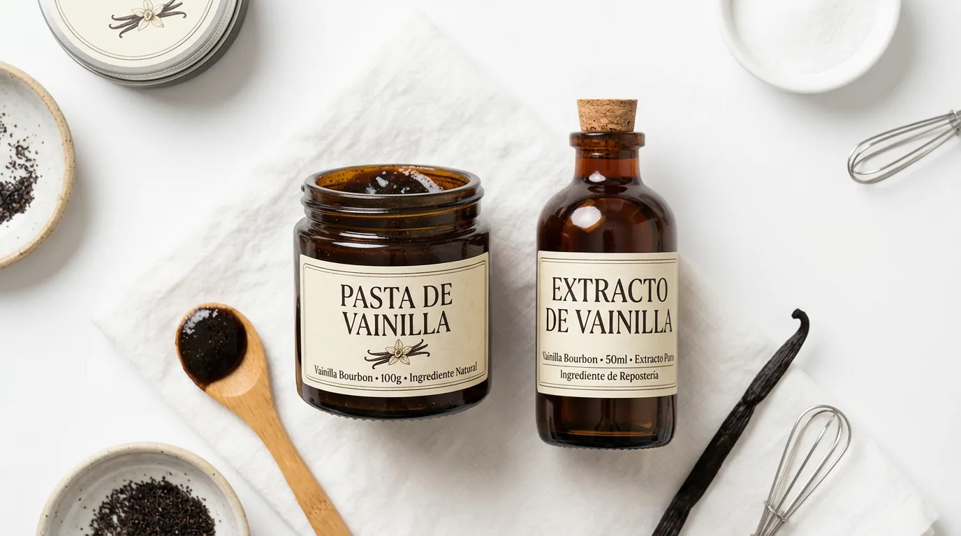 Pasta de Vainilla → Extracto de Vainilla