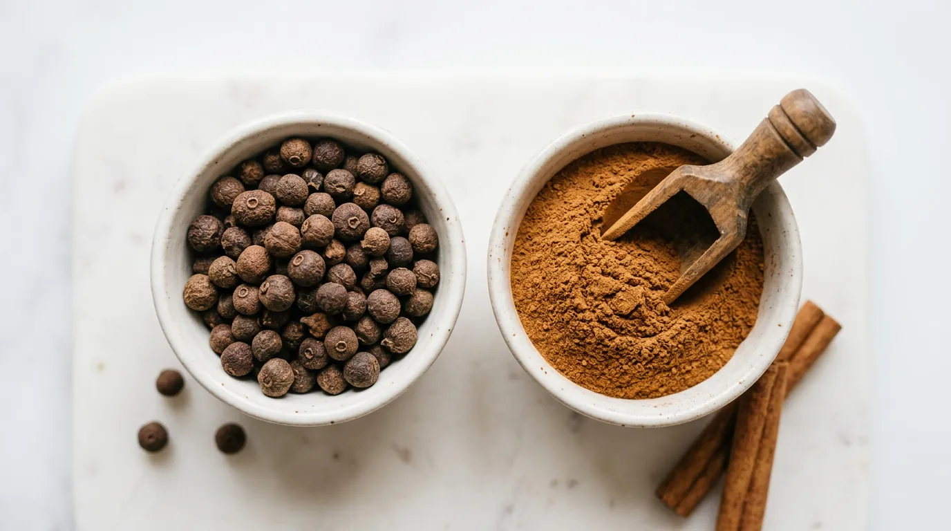 Pimienta de Jamaica → Canela Molida