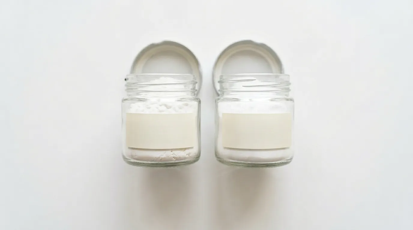 Polvo de Hornear → Bicarbonato y Cremor Tártaro