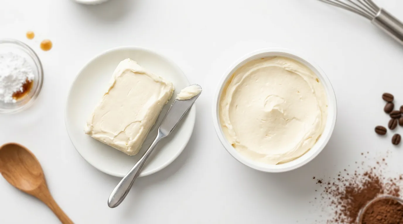 Queso Crema → Mascarpone
