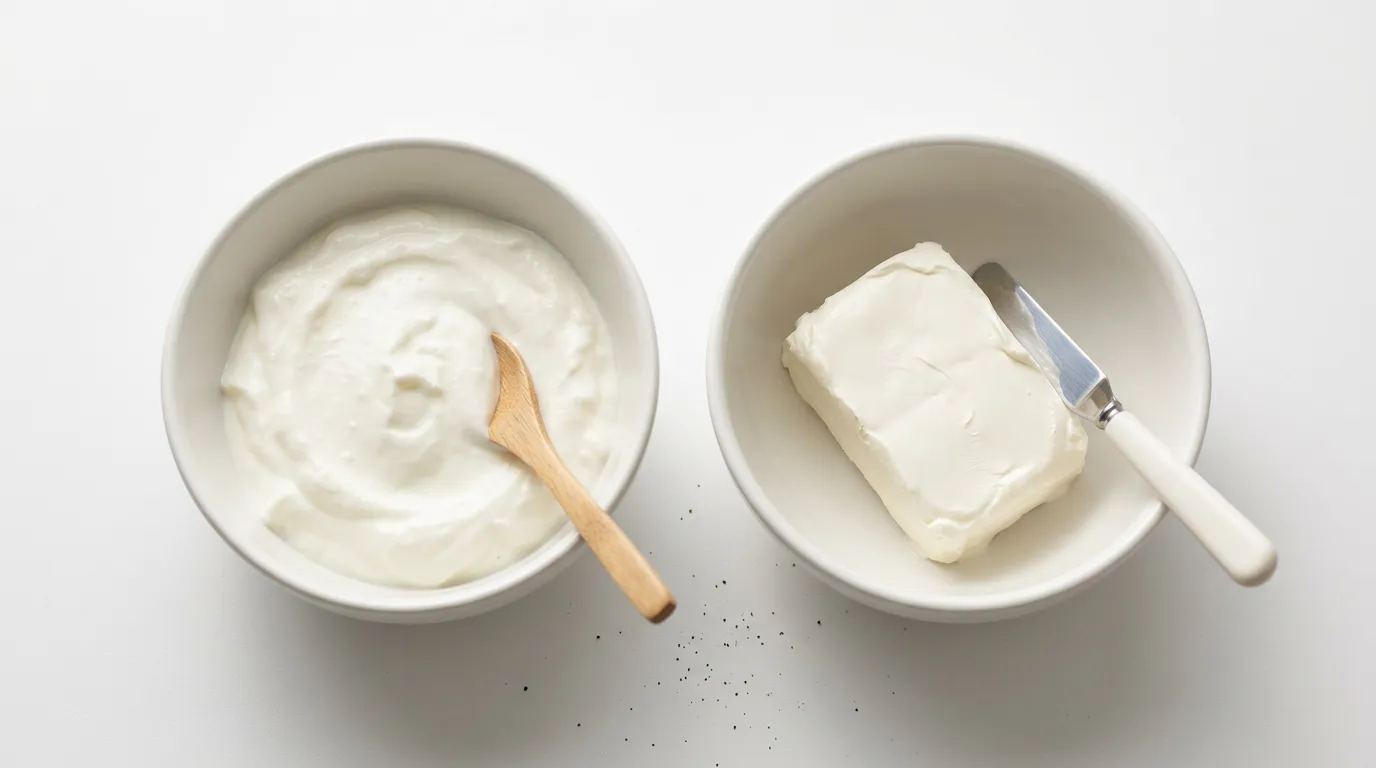 Queso Crema → Yogur Griego