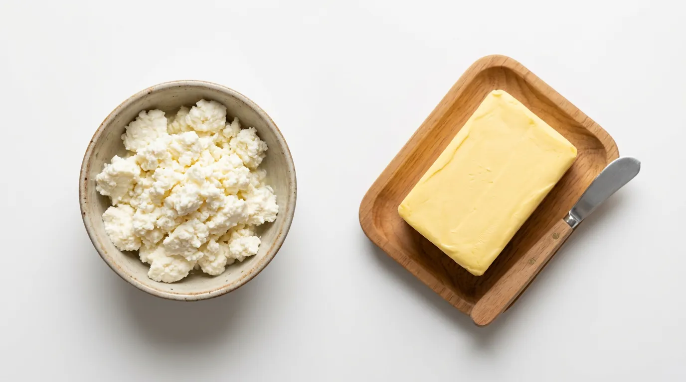 Requesón → Mantequilla con Sal