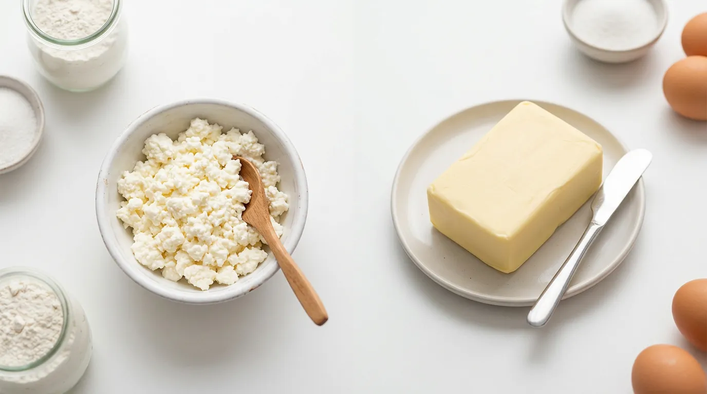 Requesón → Mantequilla sin Sal