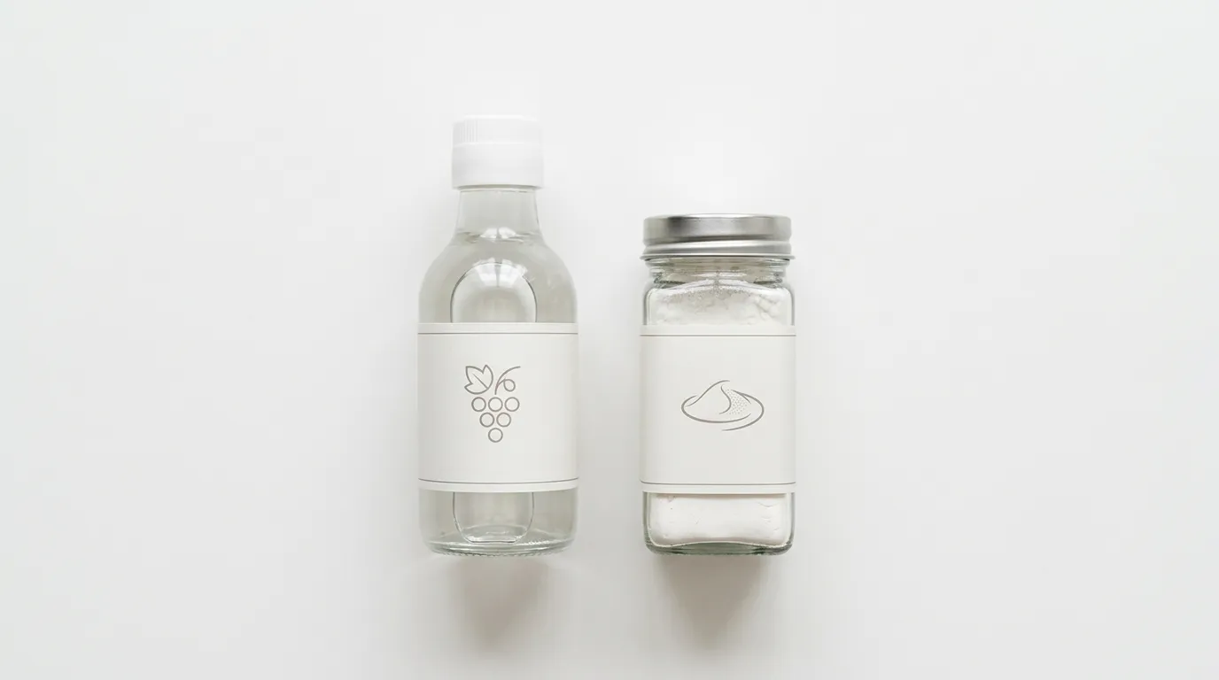 Vinagre Blanco → Cremor Tártaro