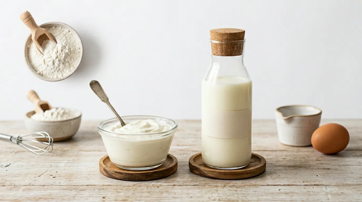 Yogur Griego → Suero de Mantequilla