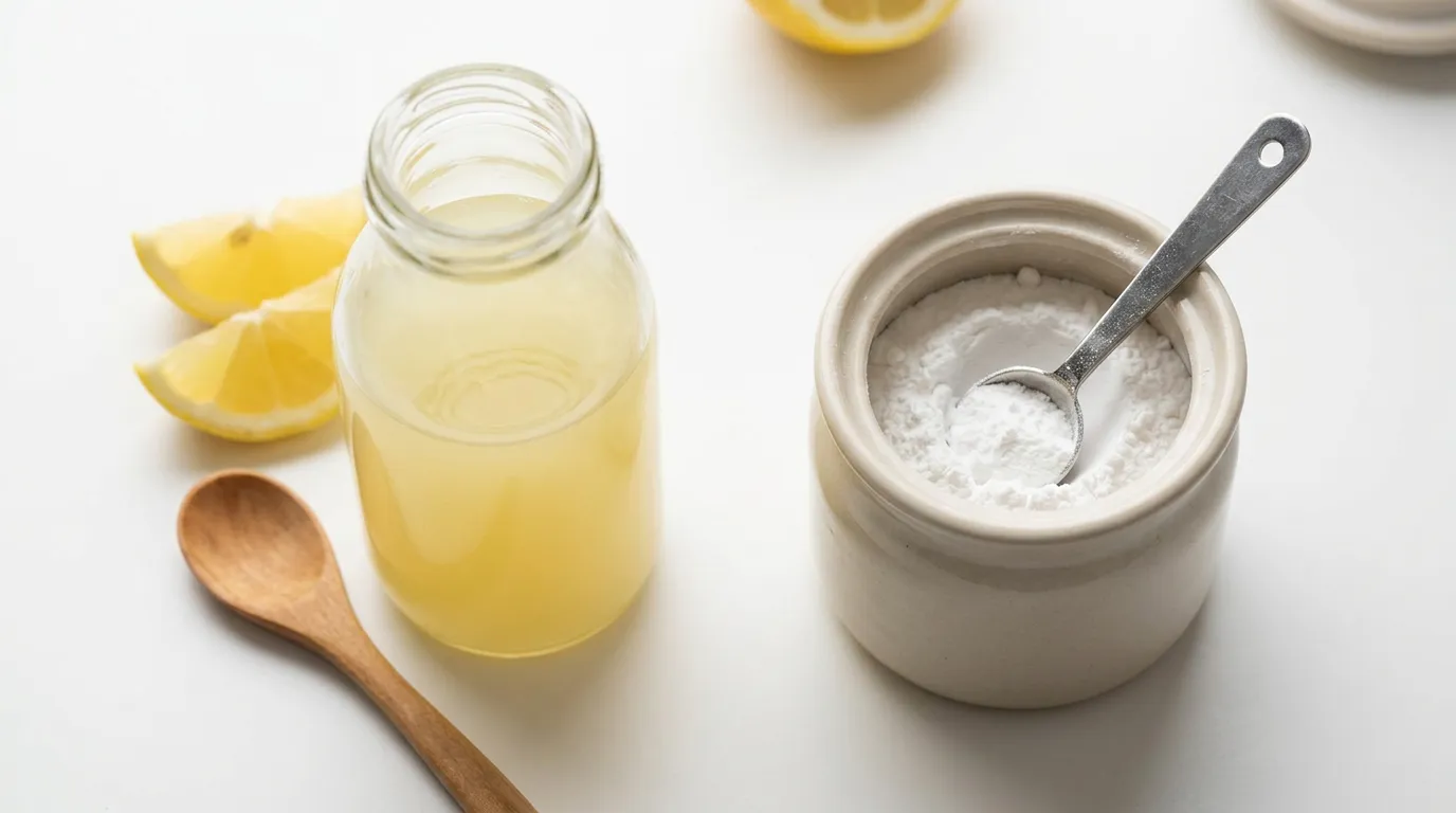 Zumo de Limón → Crémor Tártaro